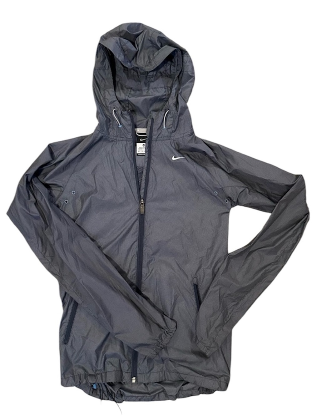 Nike Dark Blue Hooded Windbreaker Jacket